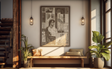 インテリアポスターで雰囲気のあるお部屋に！魅力やおすすめデザイン、貼り方をご紹介