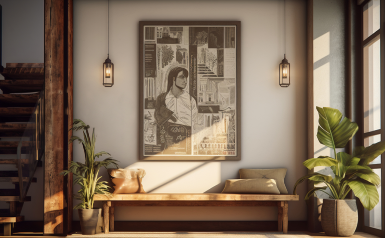 インテリアポスターで雰囲気のあるお部屋に！魅力やおすすめデザイン、貼り方をご紹介